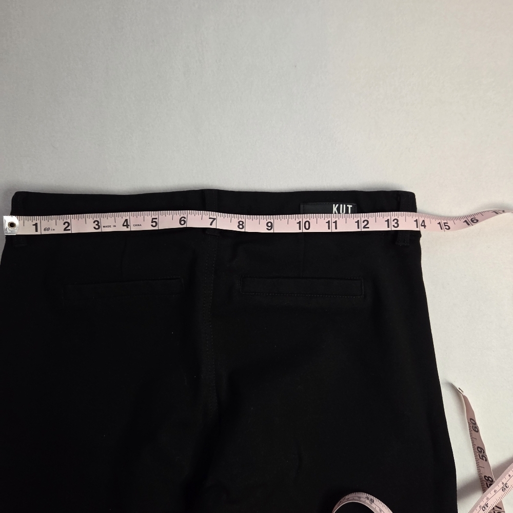 Kut From The Kloth Mia Ankle Skinny Pants Black Size 6 - Picture 6 of 11